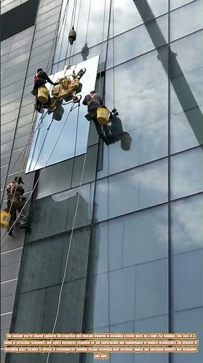 The Mastery of High-Rise Glass Installation: A Daring Feat