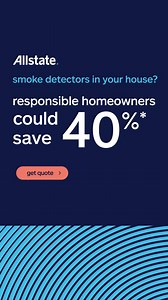 Being a responsible homeowner could save you up to 40% on home insurance with Allstate. | Allstate | Facebook