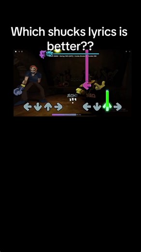 Comparing Shucks Lyrics in Project After Night FNF Setting