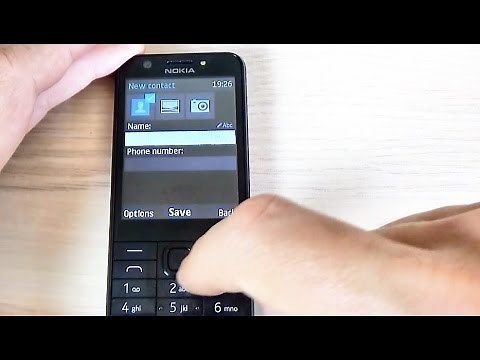 Nokia 230 - How to ADD/ REMOVE/ DELETE Contacts from Phone Book