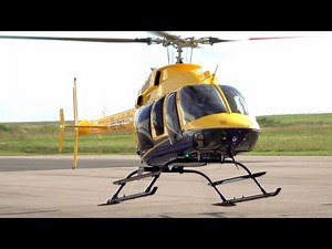 Great Looking Bell 407GXi Helicopter | HB-ZWZ | Landing and Takeoff at Nancy Essey Airport