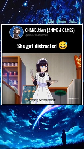She got distracted 😅 #anime #shorts #animeedits #animelover