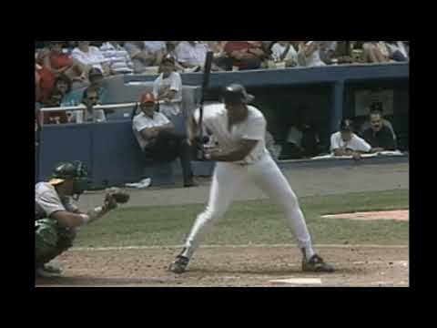 Cecil Fielder Slow Motion Home Run Baseball Swing Hitting Mechanics Instruction Video MVP