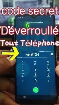 Code secret Déverrouiller tout les téléphones comment déverrouiller sans code PIN code universelle