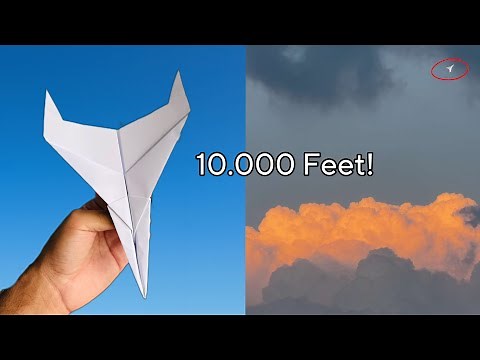 Perfect Paper Airplane, step on how to make a paper airplane, trick paper airplane flies far