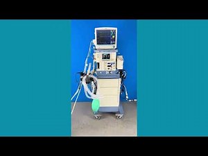 Drager Fabius Tiro Anesthesia Machine with B650 patient monitor & Baxter Vapor TESTING VIDEO