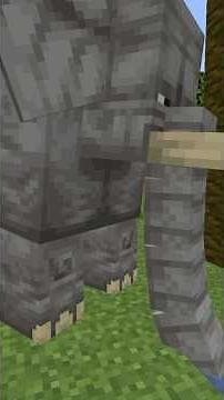 Minecraft modded Elephant #minecraft #elephant