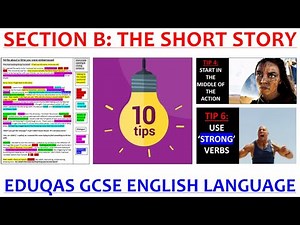SHORT STORY: TEN TOP TIPS! EDUQAS Section B Paper 1 exam - GCSE English Language