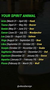 Your Spirit Animal According to Your Zodiac Sign | Spirit Animal Personality | Zodiac Facts #viral