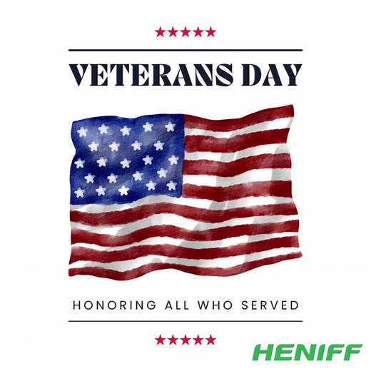 We're honored to work alongside so many who've served our country. Here are just a few of our incredible veteran drivers. To all who served- we value you, we thank you, and we salute you. ❤️🤍💙 | Heniff Transportation Systems