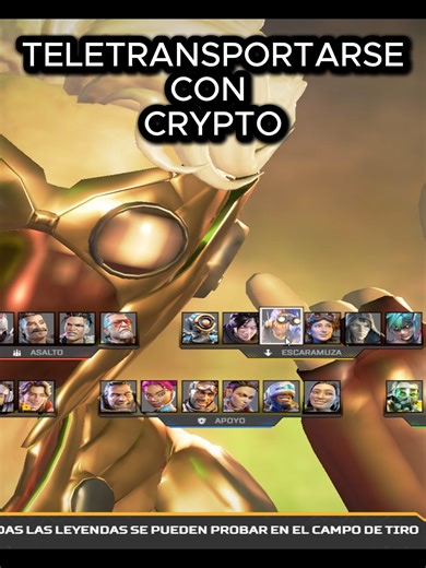 COMO TELETRANSPORTARSE CON CRYPYO EN#APEXLEGENDS #PRO