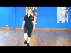 Midnight Waltz - Line Dancing teaching demonstration
