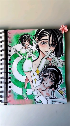 Sua Alien stage... スア エイリアンステージ #alienstage #animedrawing #painting #エイリアンステージ