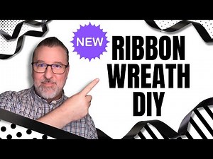 NEW Ribbon Wreath - Julie's Wreath Boutique - Wreath DIY - #wreath ‪@DavesWreaths‬