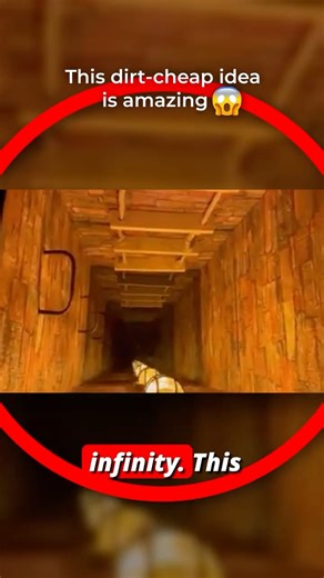 Mirror illusion that broke my brain #shorts #mindblown #viral