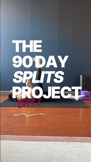 The 90 Day Splits Project 🔥 Day 2 Front & Middle Splits Stretch Routine 👏🏽 Warm Ups: 1