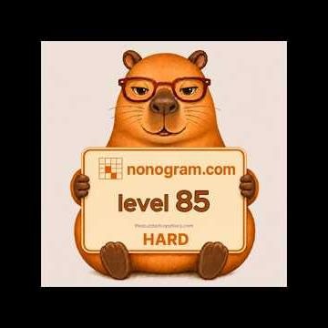 Nonogram.com Level 85 — Hard #mobilegaming #puzzle #nonogram #hardlevel