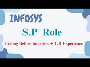 Infosys S.P Role | Coding Round Before Interview + Technical Round Experience | 9 LPA Placement Prep