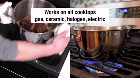 NuWave Professional 9 Pieces Induction Cookware Set, Heavy-Duty Tri-Ply 3.1mm Thickness Stainless Steel Cookware Set, Works on All Cooktops, Pan, Pot