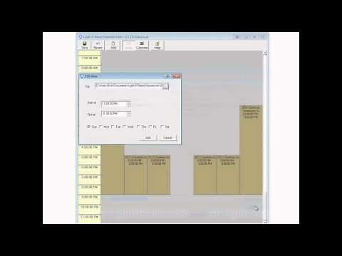 LOR-Scheduling a Show