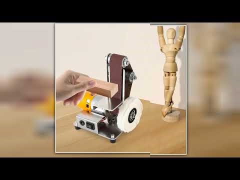 775 Motor Mini Belt Sander with 20 Belts 7Speed Adjustable Electric Bench Grinder Sanding Machine T