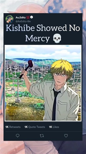 Kishibe Showed No Mercy | 💯💀💥| #amv #chainsawman #denji #edit #trendingshorts #shorts #power