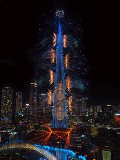 ‏burj Khalifa Fireworks 2026 🔥