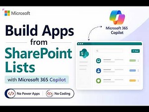 Build Interactive Apps from SharePoint Lists with Microsoft 365 Copilot | No Power Apps, No Coding