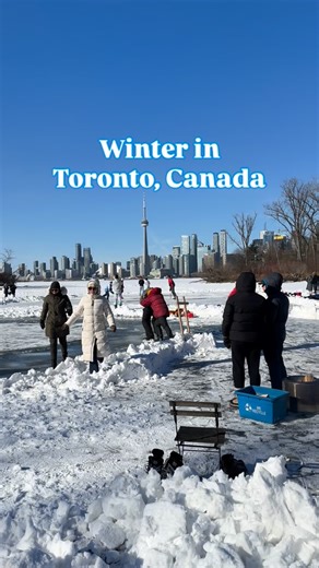 Toronto Papi on Instagram: "Winter in Toronto, Canada. 📍 Wards Island."