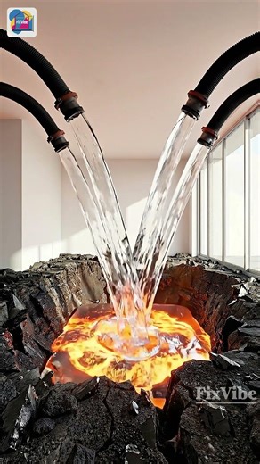 Supervolcano Abyss Bedroom | Satisfying Epoxy Resin Art | Building a 3D Lava Hole Floor