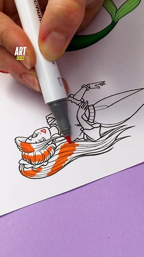 1.2K views | Ariel as a 2024 princess 朗 What do you think #princess #thelittlemermaid #drawingchallenge #drawing | Art Room | Facebook