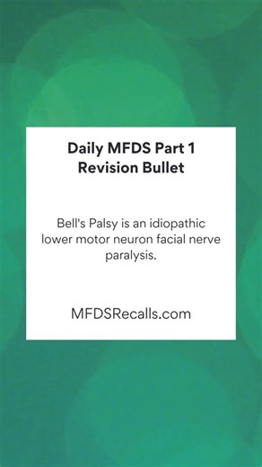 MFDS Part 1 Daily Revision Bullet