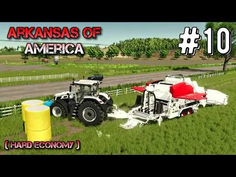 Arkansas Of America Map -Start $ 0- Timelapse Ep 10 Farming Simulator 25 GamePlay fs25 Hard Economy