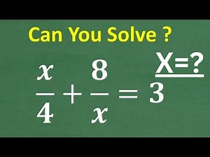 A Nice Olympiad Algebra Problem