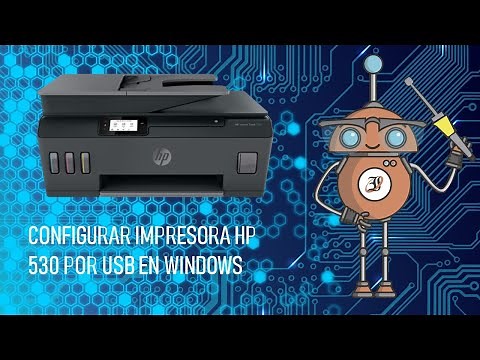 Installing an HP Smart Tank 530 Printer via USB Connection - Windows
