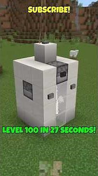NEW BEST EXP FARM IN MINECRAFT! #minecraft #minecraftbedrock #mcpe