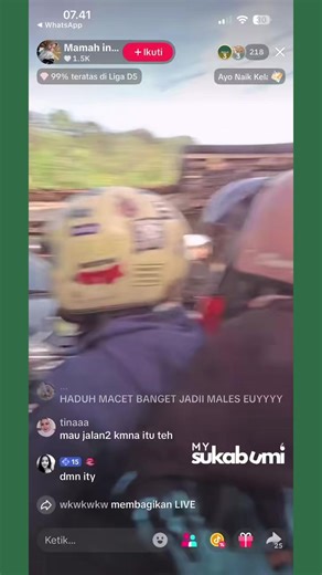 Wisatawan ceritakan Habis isya dari bogor sampai skrng belum sampe di Palabuhanratu pingin ceurik katanya #mysukabumi #sukabumi