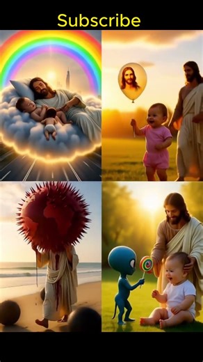 Jesus Saves Baby | Rainbow Miracle, Floating Balloon & Alien Peace #funny