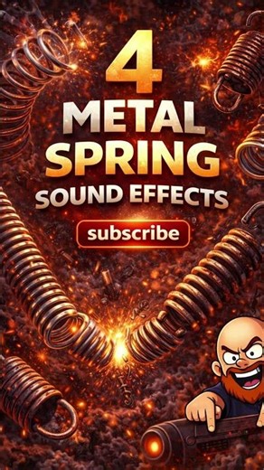 Four Metal Spring Sound Effects | High-Quality SFX for Games & Videos