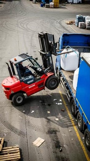 Forklift ACCIDENT Caught on Camera! 😱