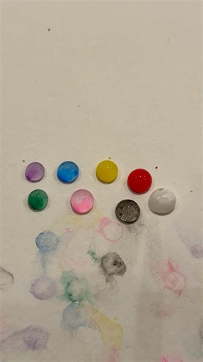 🎆 Colourful ASMR ink diffusion water droplet colour mixing calming oddly satisfying art 43