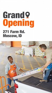 Get your to-do lists ready. Visit our newest store at 271 Farm Rd., Moscow, ID. | The Home Depot