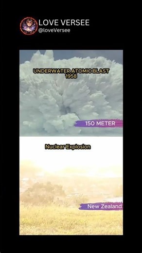 UNDERWATER ATOMIC BLAST (1958) #shorts #nuclear