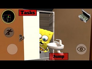 Hello Sponge Neighbor Bob Adventures 3D - Level 4 - Gameplay