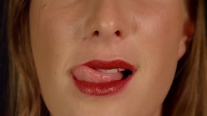 Close Slow Motion Female Licks Her Stock Footage Video (100% Royalty-free) 8556811 | Shutterstock