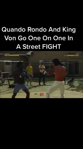 King Von VS Quando Rondo 😱😱 *I don’t control the outcome this is cpu vs cpu simulation since everyone thinks I choose sides* #quandorondo #kingvon #ufc #ufc4 #mma #fypシ #FYP #FORYOU #gaming #ps5 #ko #knockout #kickboxing #foryoupage #foryou #rappers #rapbeef #lildurk #nbayoungboy #streetbeefs #fighting #fights #fight