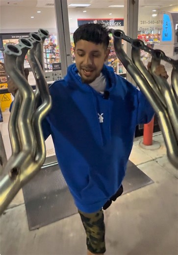 Went legit with speed engineering header not temu….💯😅 #wentlegitvlogz #longtubeheaders#fyp#trending#gmc