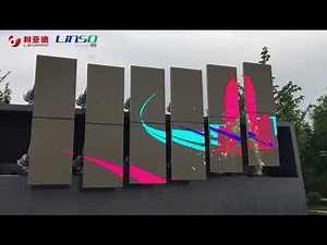 Robot arm LED display