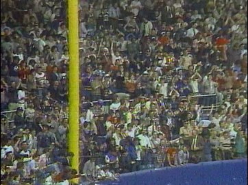 Don Baylor's walk-off home run during home opener