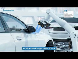 Automotive Body Gap Inspection | SRI7140 Integrated 3D Laser Profiler Mounted on Robotic Arm